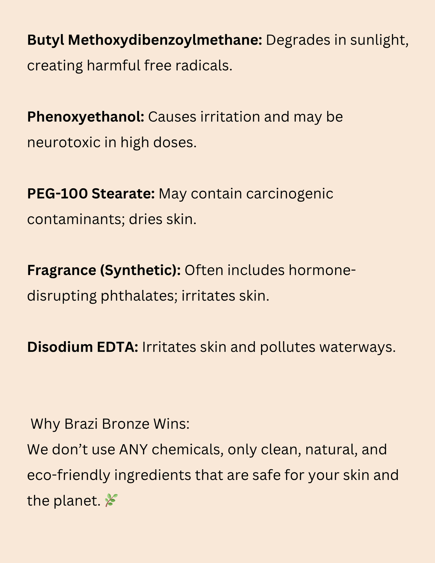 100% Natural & Organic Tanning Oil