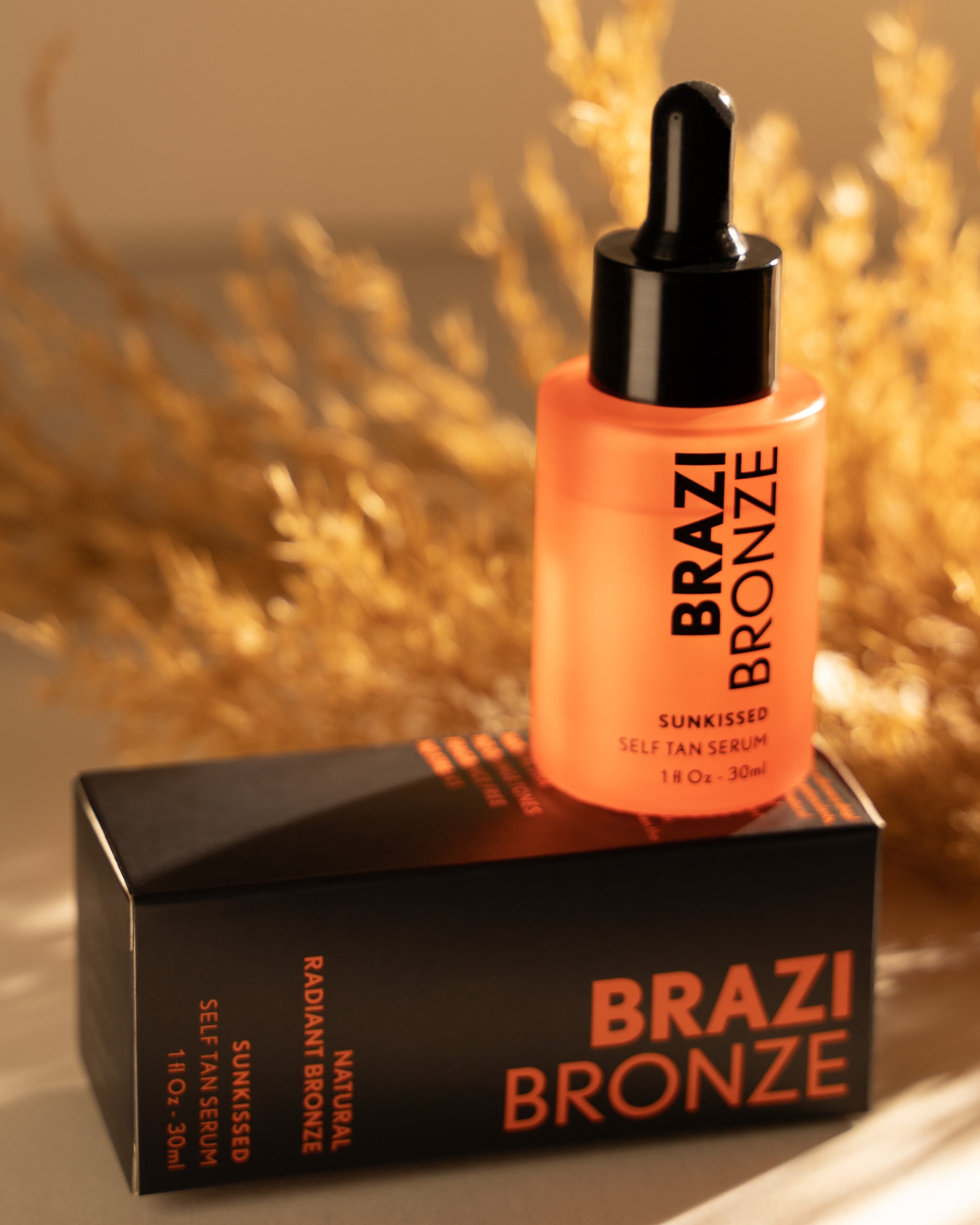 Sunkissed Self Tanning Serum and poolside