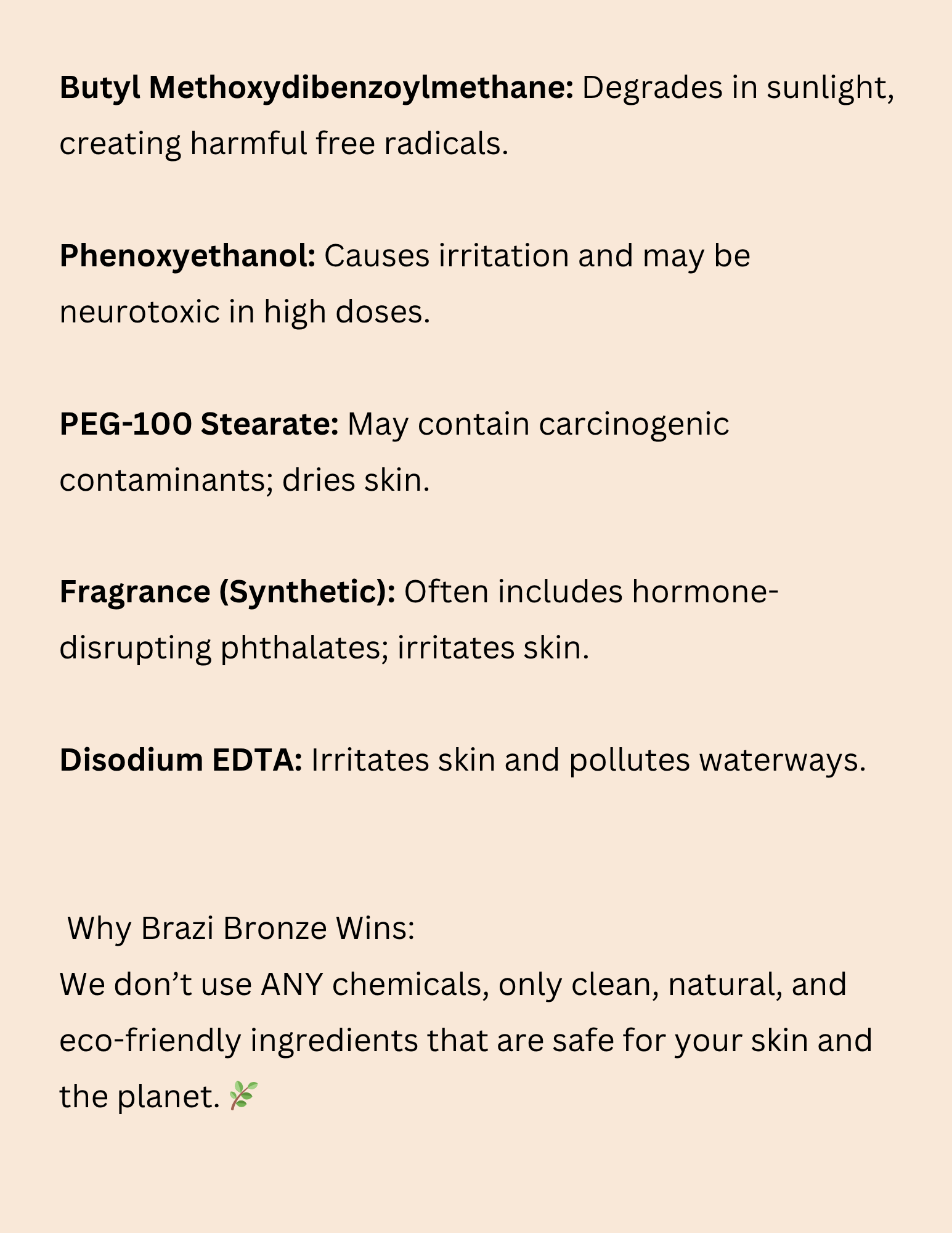 100% Natural & Organic Tanning Oil