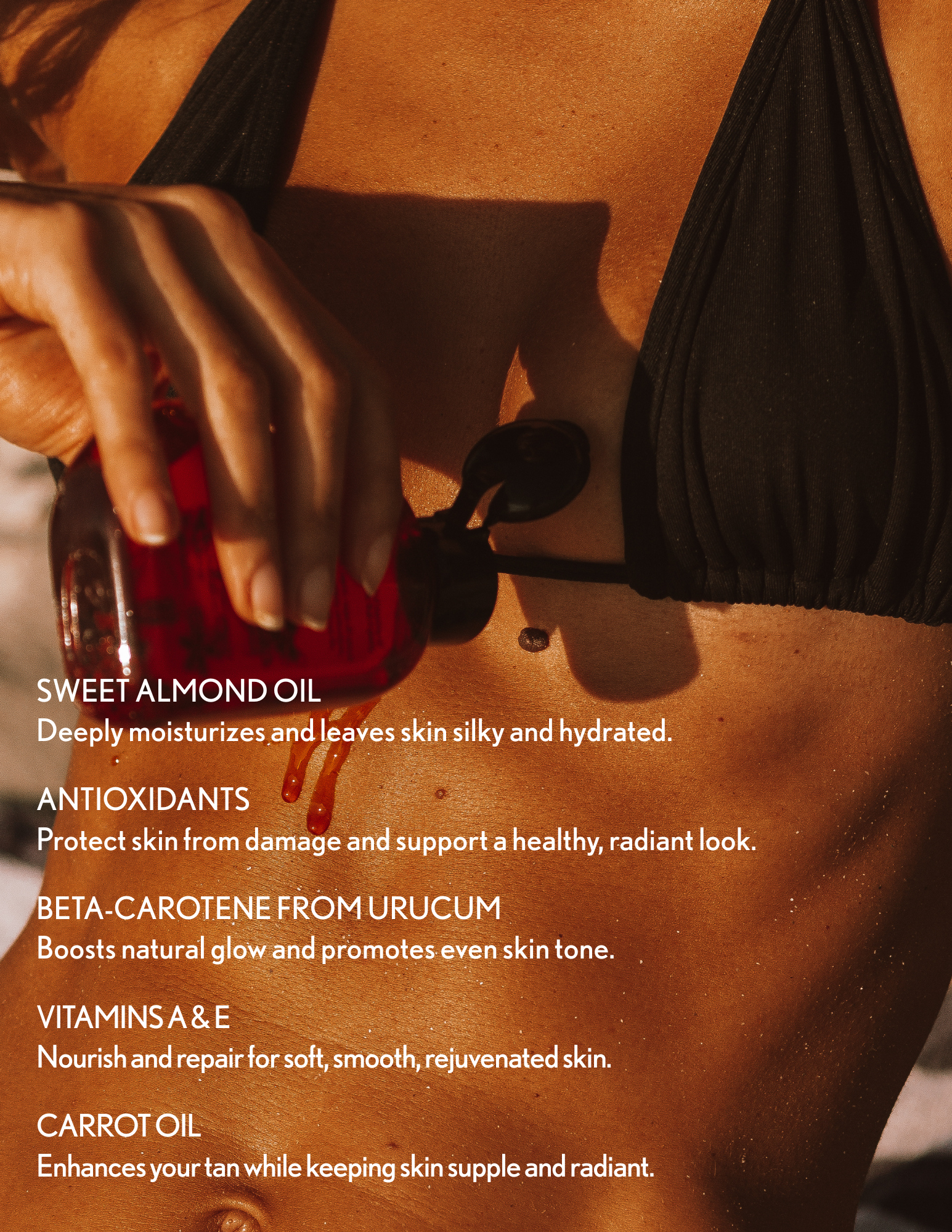 100% Natural & Organic Tanning Oil
