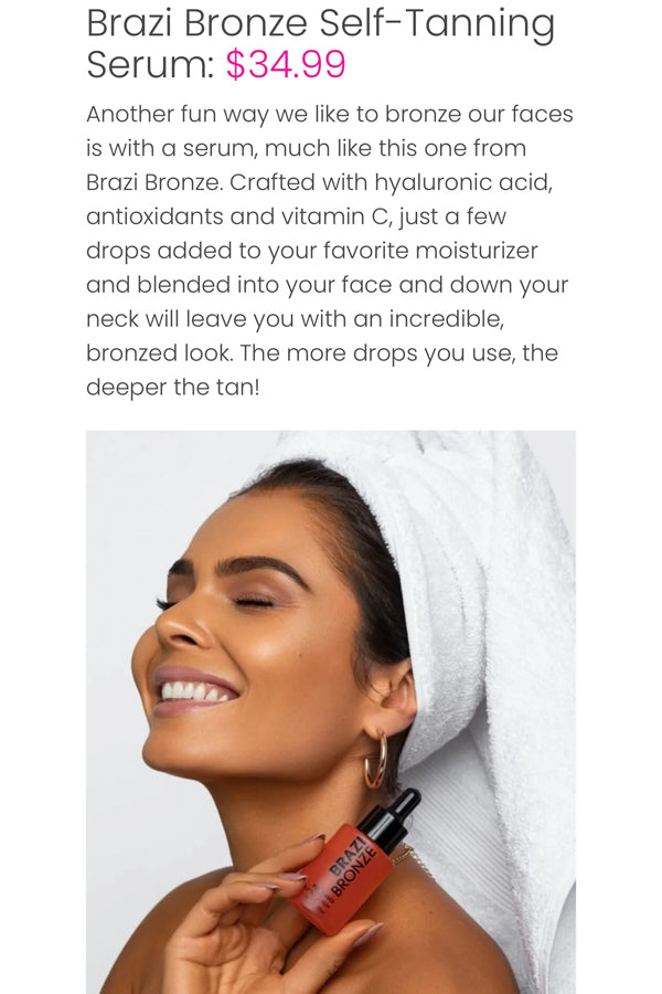 Sunkissed Self-Tanning Serum